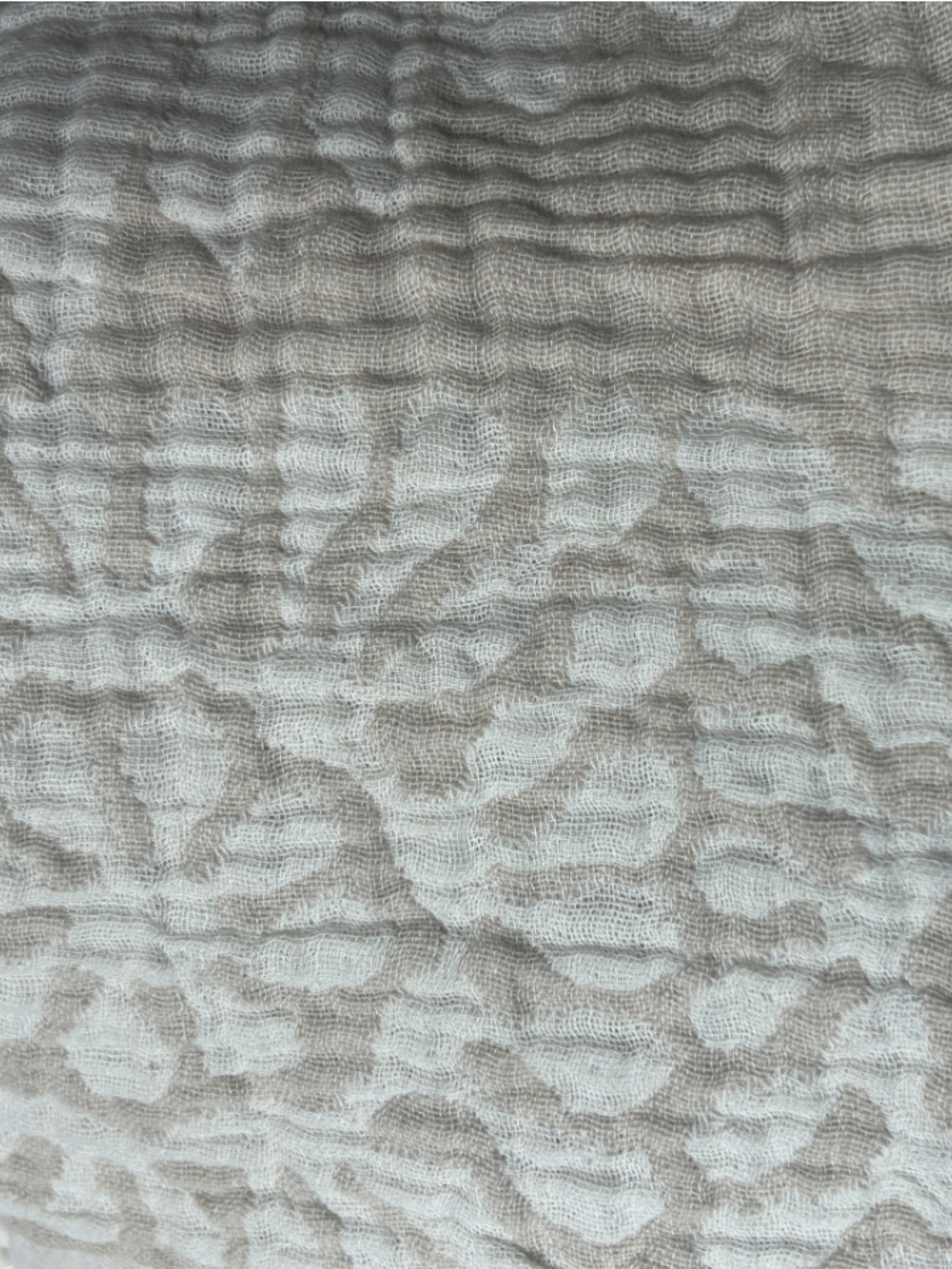 Modern Birds in Flight Crane Tan Cream Woven Organic Cotton Throw Size 55 x 75 - Picture 14 of 14